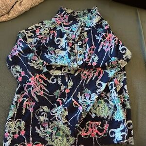 Lilly Pulitzer hoodie sz xs monkeys on chandeliers